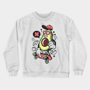 Avocado Skater Crewneck Sweatshirt